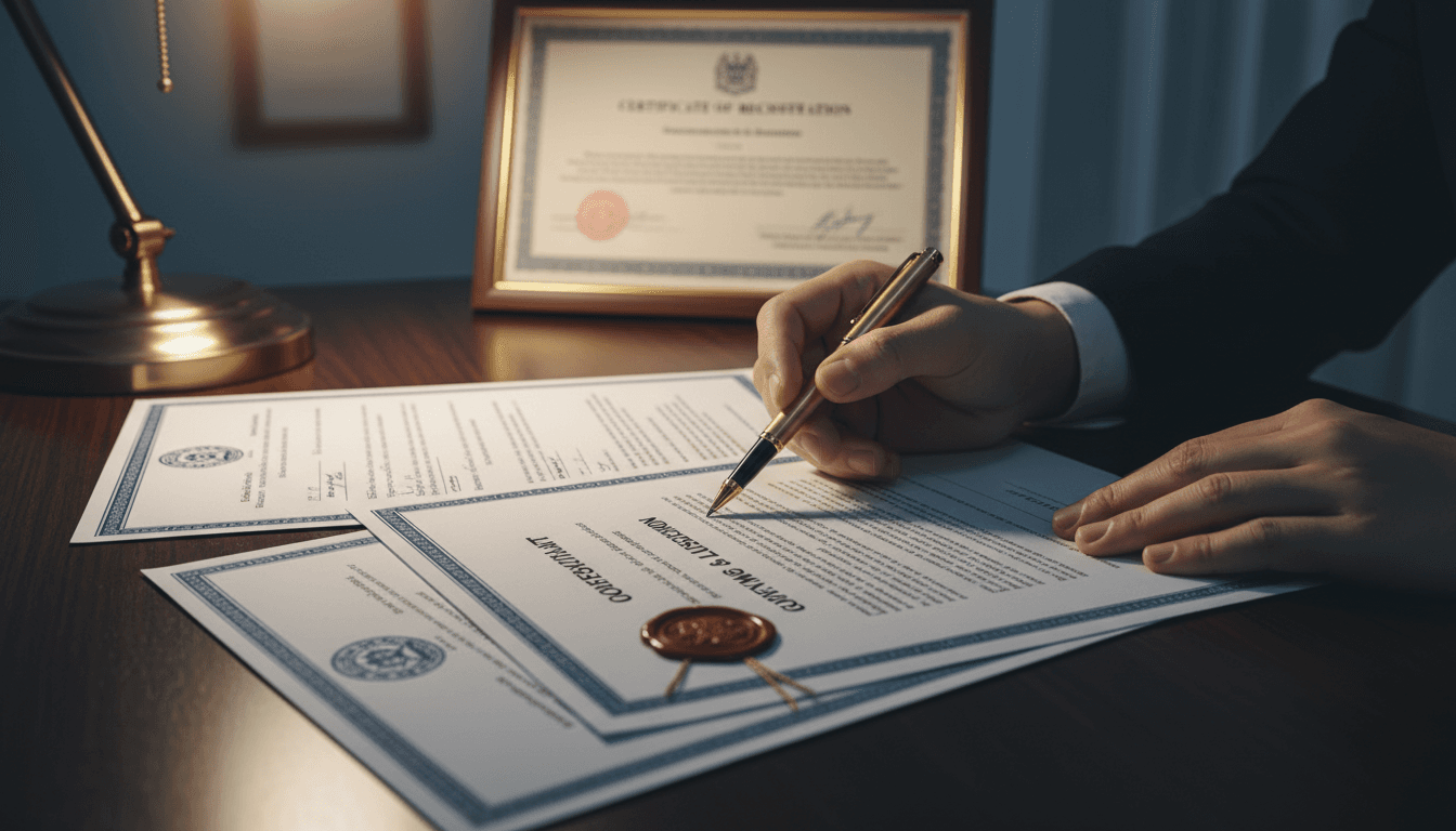 Legal Documents and Trademark Registration