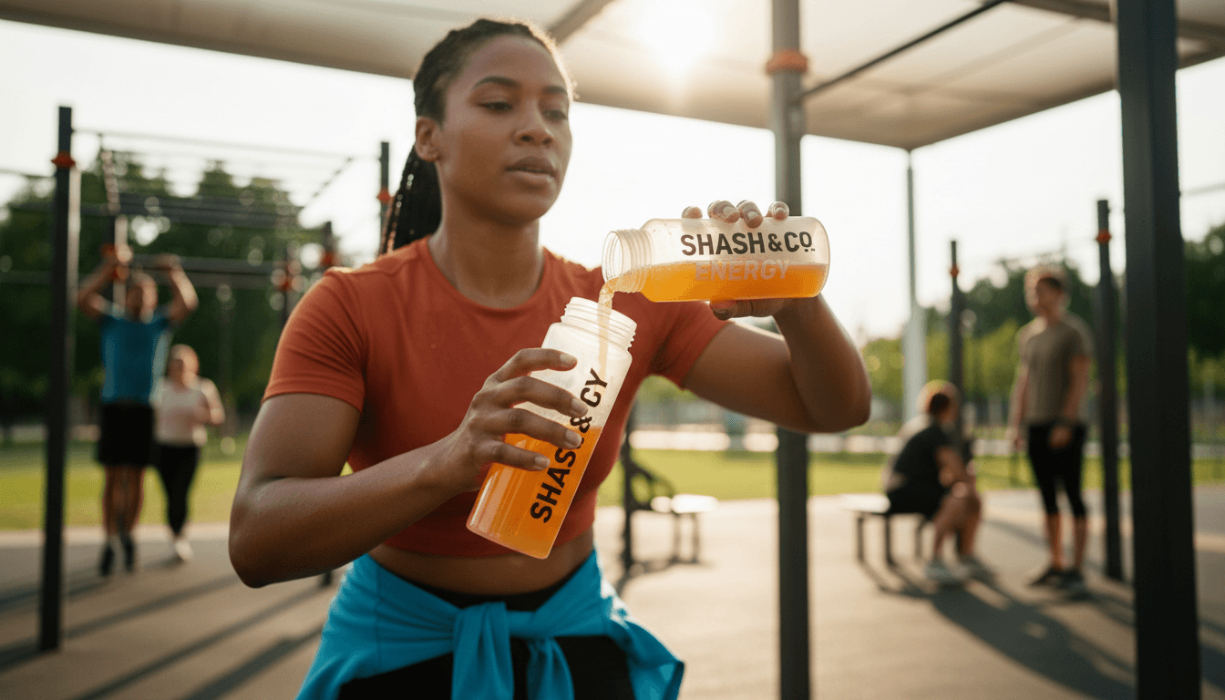 Daily energy support - Shash & Co electrolyte and glucose supplements for sustained energy